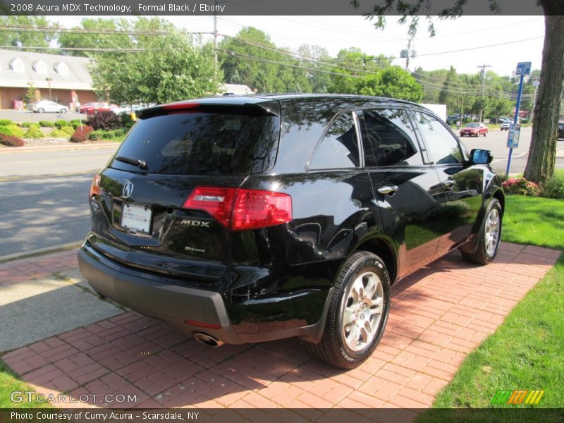 Formal Black / Ebony 2008 Acura MDX Technology