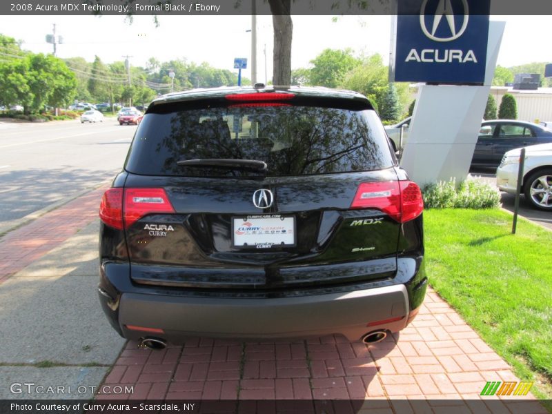Formal Black / Ebony 2008 Acura MDX Technology