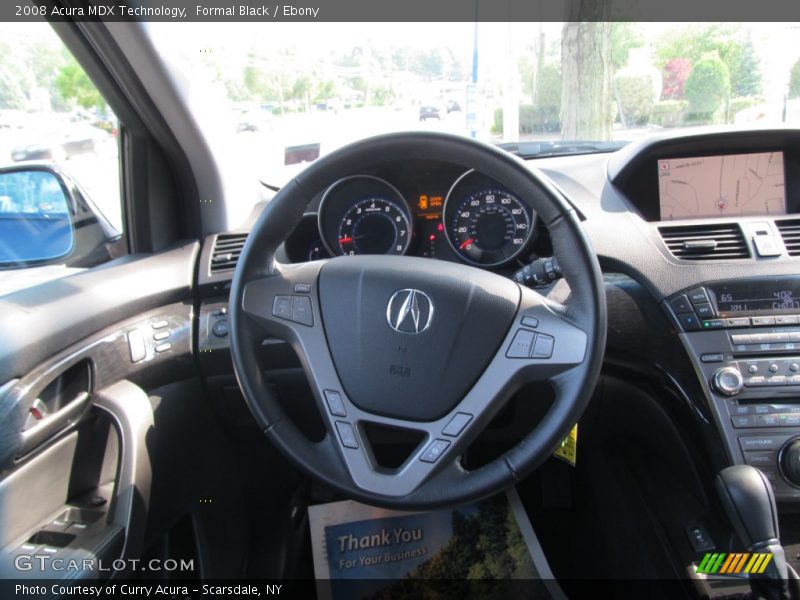 Formal Black / Ebony 2008 Acura MDX Technology
