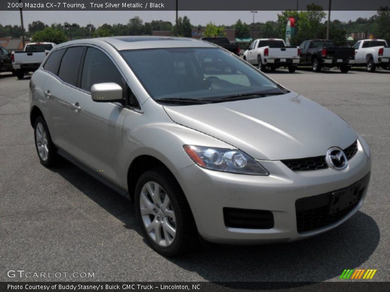 True Silver Metallic / Black 2008 Mazda CX-7 Touring