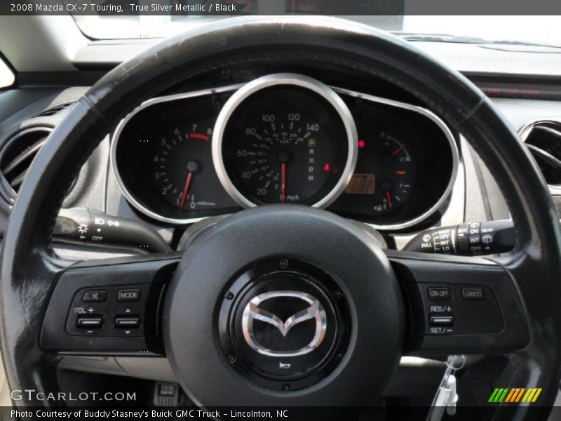 True Silver Metallic / Black 2008 Mazda CX-7 Touring