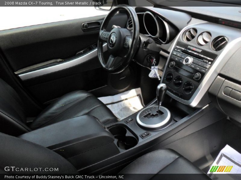 True Silver Metallic / Black 2008 Mazda CX-7 Touring