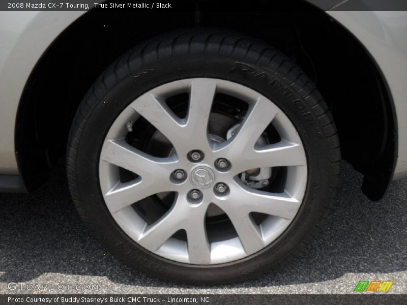 True Silver Metallic / Black 2008 Mazda CX-7 Touring