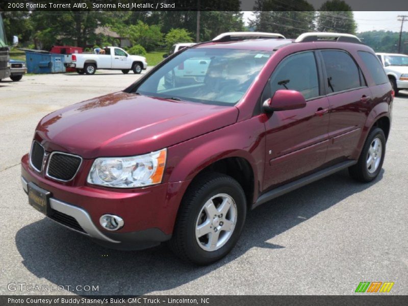 Sonoma Red Metallic / Sand 2008 Pontiac Torrent AWD