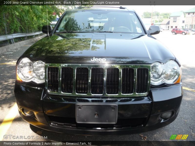 Black / Dark Slate Gray/Light Graystone 2008 Jeep Grand Cherokee Limited 4x4