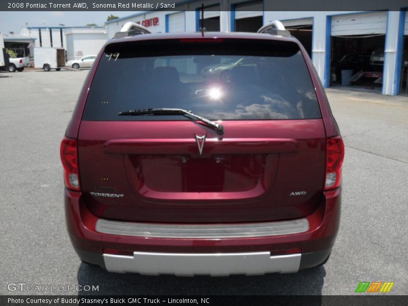Sonoma Red Metallic / Sand 2008 Pontiac Torrent AWD