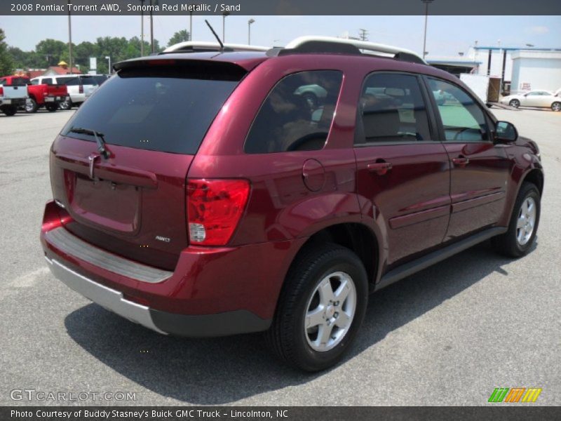 Sonoma Red Metallic / Sand 2008 Pontiac Torrent AWD