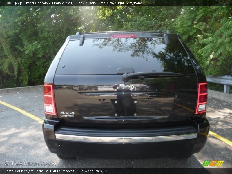 Black / Dark Slate Gray/Light Graystone 2008 Jeep Grand Cherokee Limited 4x4
