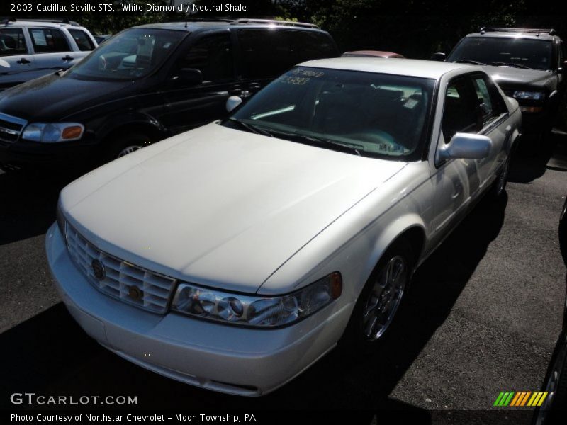White Diamond / Neutral Shale 2003 Cadillac Seville STS