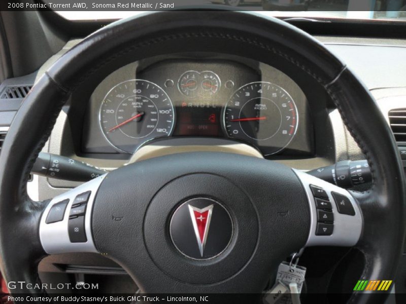 Sonoma Red Metallic / Sand 2008 Pontiac Torrent AWD