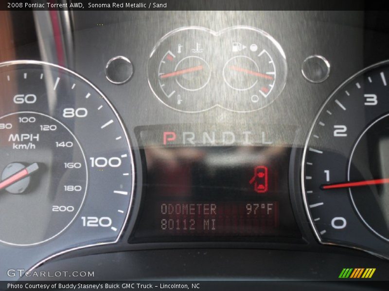 Sonoma Red Metallic / Sand 2008 Pontiac Torrent AWD