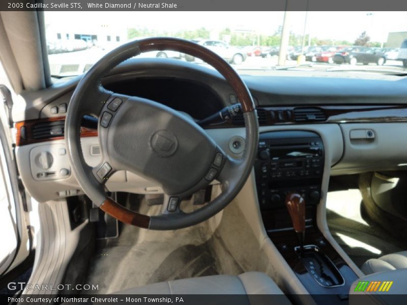 White Diamond / Neutral Shale 2003 Cadillac Seville STS