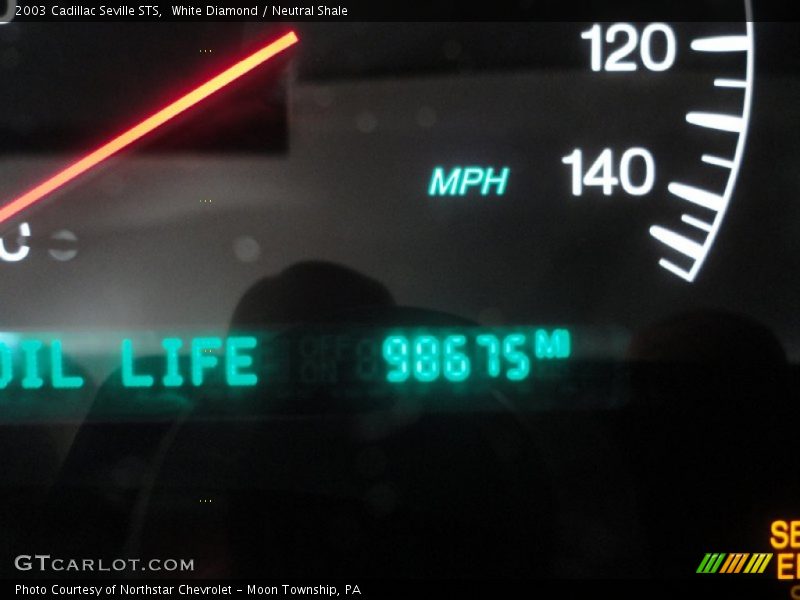 White Diamond / Neutral Shale 2003 Cadillac Seville STS