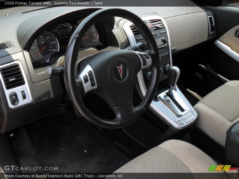Sonoma Red Metallic / Sand 2008 Pontiac Torrent AWD