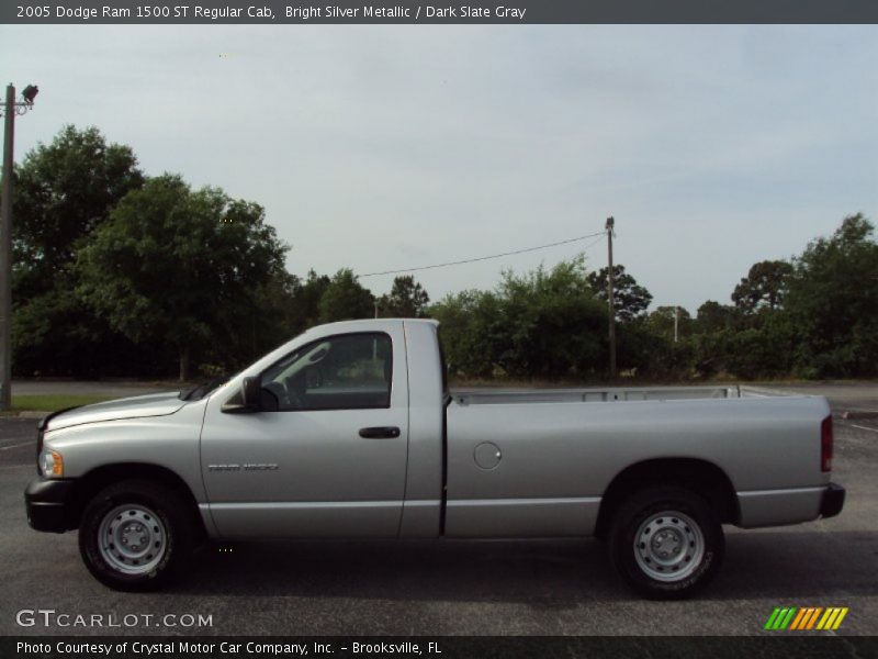 Bright Silver Metallic / Dark Slate Gray 2005 Dodge Ram 1500 ST Regular Cab