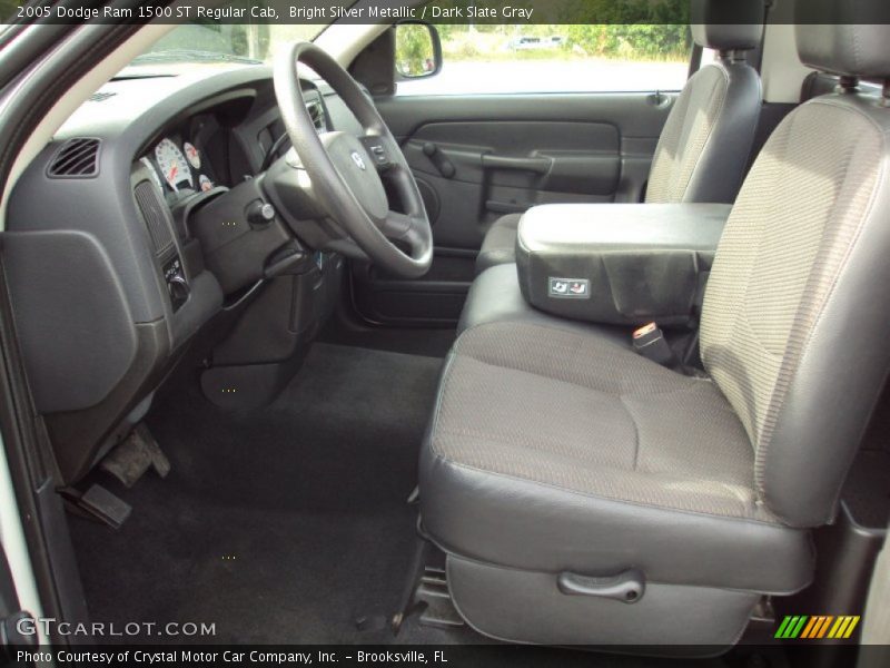 Bright Silver Metallic / Dark Slate Gray 2005 Dodge Ram 1500 ST Regular Cab