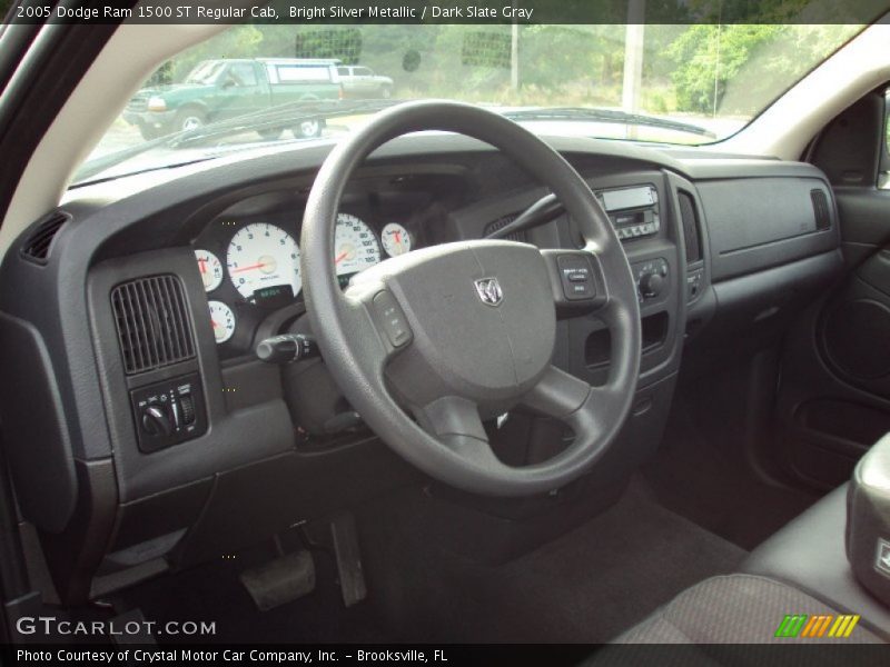 Bright Silver Metallic / Dark Slate Gray 2005 Dodge Ram 1500 ST Regular Cab