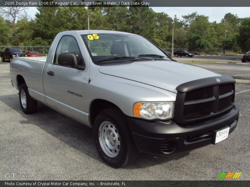 Bright Silver Metallic / Dark Slate Gray 2005 Dodge Ram 1500 ST Regular Cab