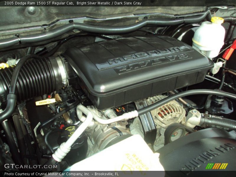 Bright Silver Metallic / Dark Slate Gray 2005 Dodge Ram 1500 ST Regular Cab