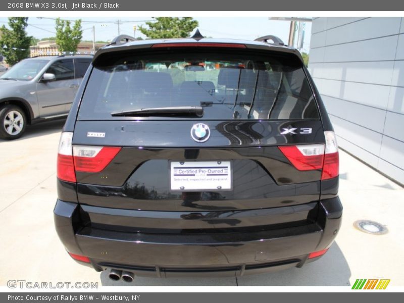 Jet Black / Black 2008 BMW X3 3.0si