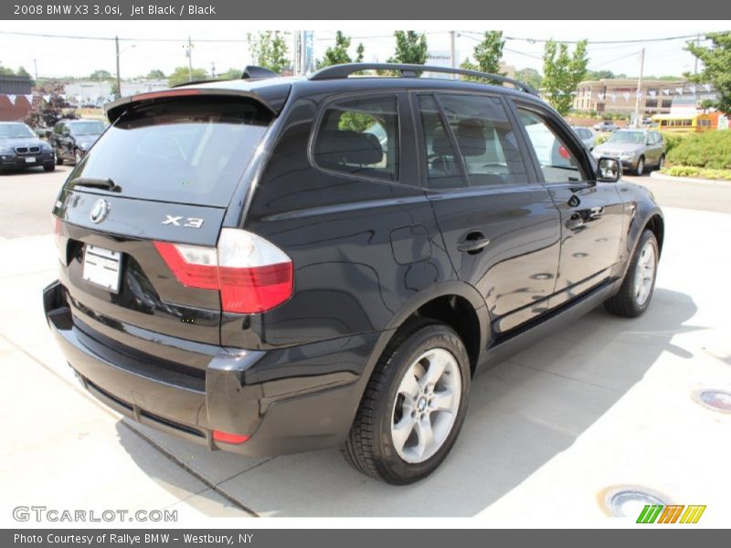 Jet Black / Black 2008 BMW X3 3.0si