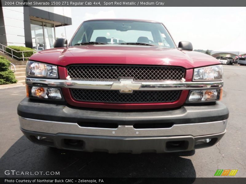 Sport Red Metallic / Medium Gray 2004 Chevrolet Silverado 1500 Z71 Regular Cab 4x4