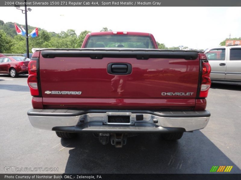 Sport Red Metallic / Medium Gray 2004 Chevrolet Silverado 1500 Z71 Regular Cab 4x4