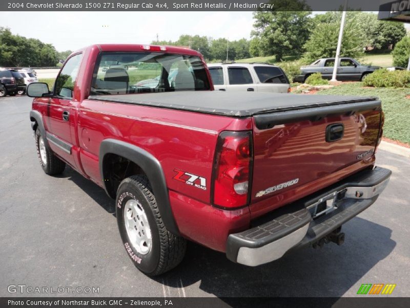 Sport Red Metallic / Medium Gray 2004 Chevrolet Silverado 1500 Z71 Regular Cab 4x4