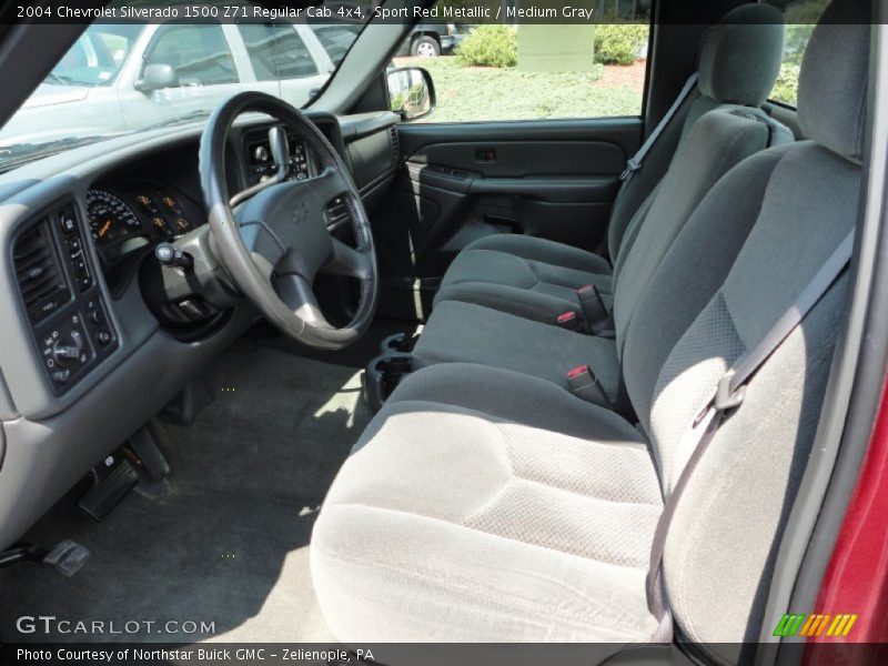 Sport Red Metallic / Medium Gray 2004 Chevrolet Silverado 1500 Z71 Regular Cab 4x4