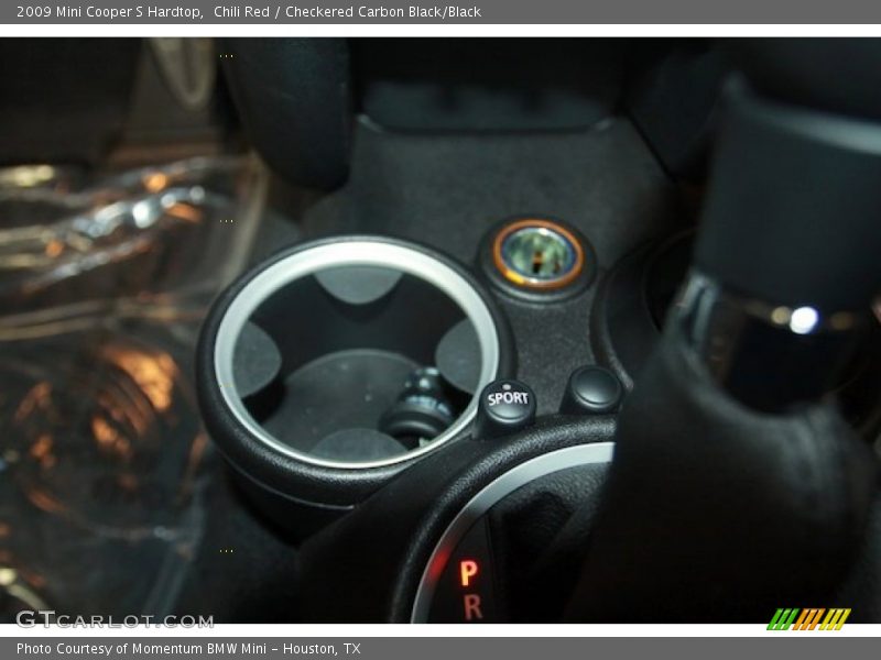 Chili Red / Checkered Carbon Black/Black 2009 Mini Cooper S Hardtop