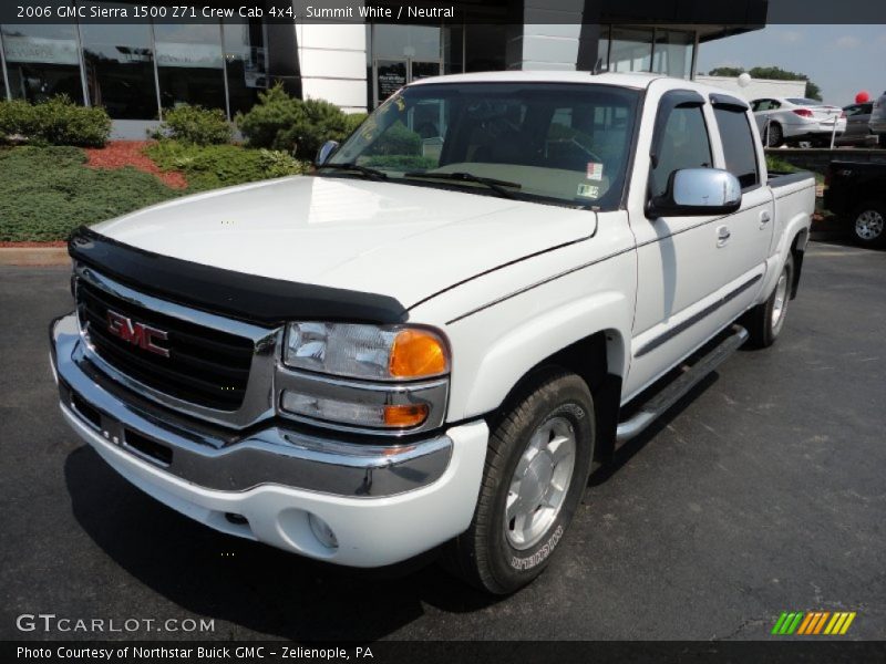 Summit White / Neutral 2006 GMC Sierra 1500 Z71 Crew Cab 4x4