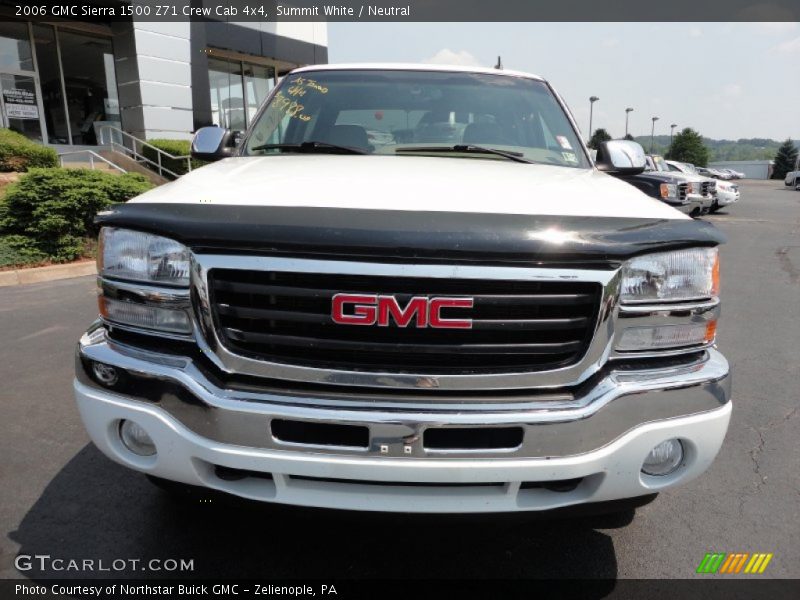 Summit White / Neutral 2006 GMC Sierra 1500 Z71 Crew Cab 4x4