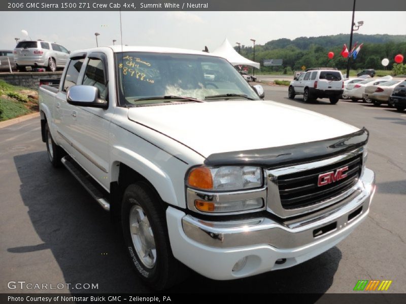 Summit White / Neutral 2006 GMC Sierra 1500 Z71 Crew Cab 4x4