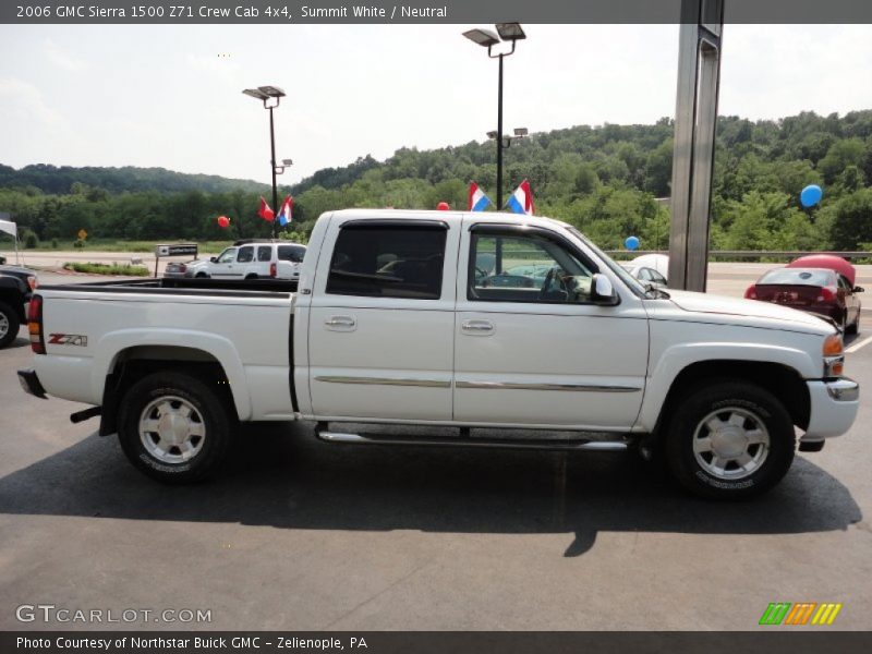 Summit White / Neutral 2006 GMC Sierra 1500 Z71 Crew Cab 4x4