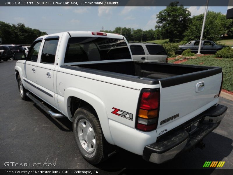 Summit White / Neutral 2006 GMC Sierra 1500 Z71 Crew Cab 4x4