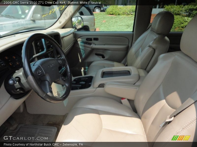Summit White / Neutral 2006 GMC Sierra 1500 Z71 Crew Cab 4x4