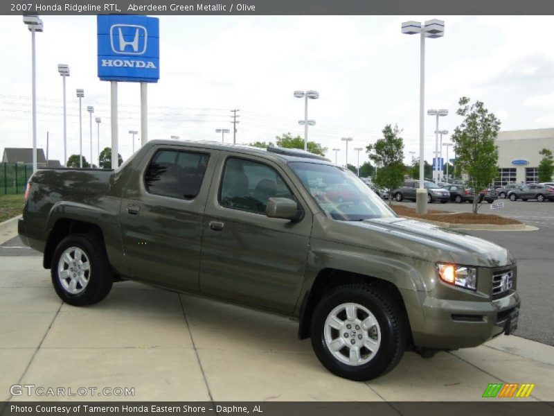Aberdeen Green Metallic / Olive 2007 Honda Ridgeline RTL