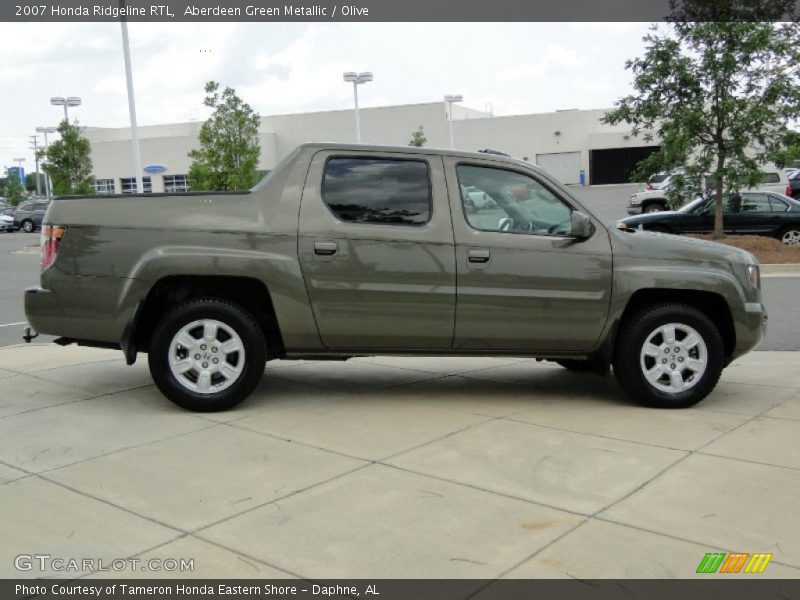 Aberdeen Green Metallic / Olive 2007 Honda Ridgeline RTL