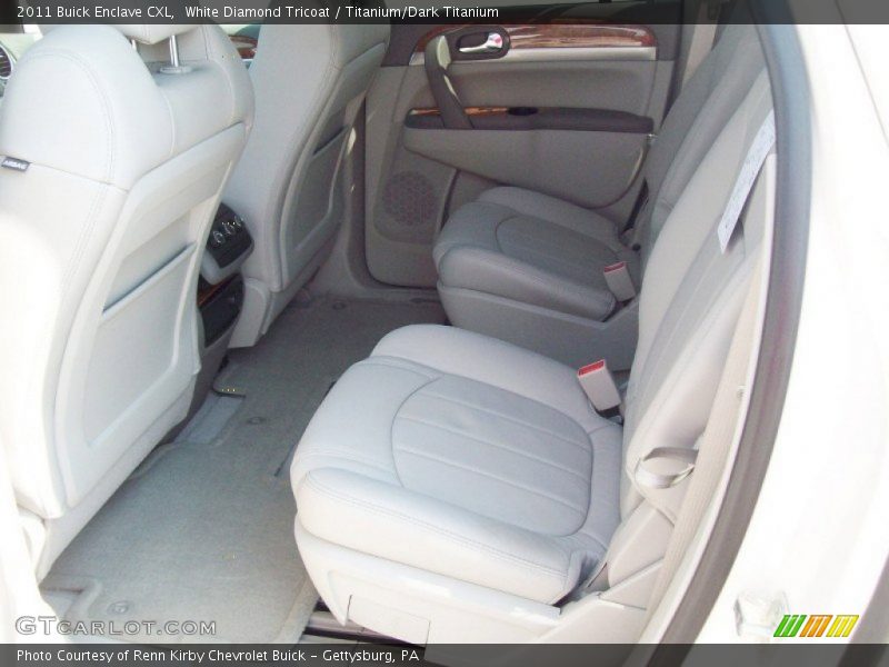 White Diamond Tricoat / Titanium/Dark Titanium 2011 Buick Enclave CXL