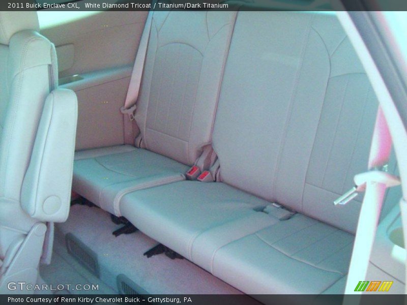 White Diamond Tricoat / Titanium/Dark Titanium 2011 Buick Enclave CXL