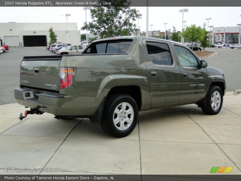 Aberdeen Green Metallic / Olive 2007 Honda Ridgeline RTL