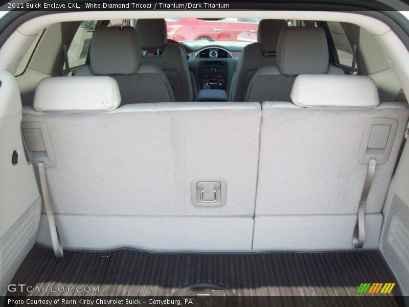 White Diamond Tricoat / Titanium/Dark Titanium 2011 Buick Enclave CXL