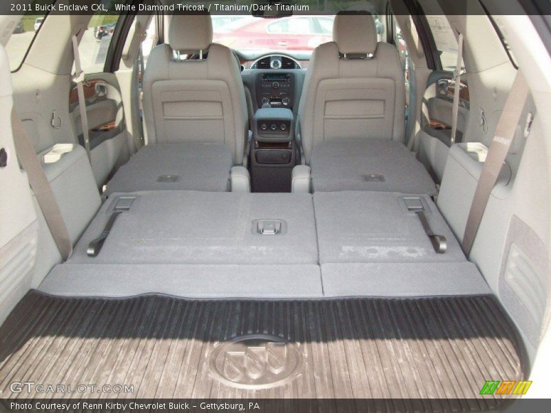 White Diamond Tricoat / Titanium/Dark Titanium 2011 Buick Enclave CXL