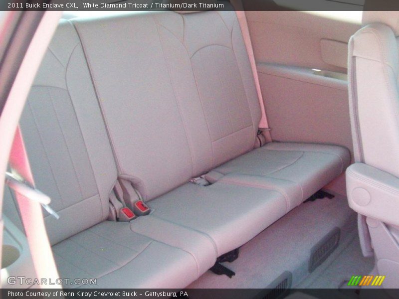 White Diamond Tricoat / Titanium/Dark Titanium 2011 Buick Enclave CXL