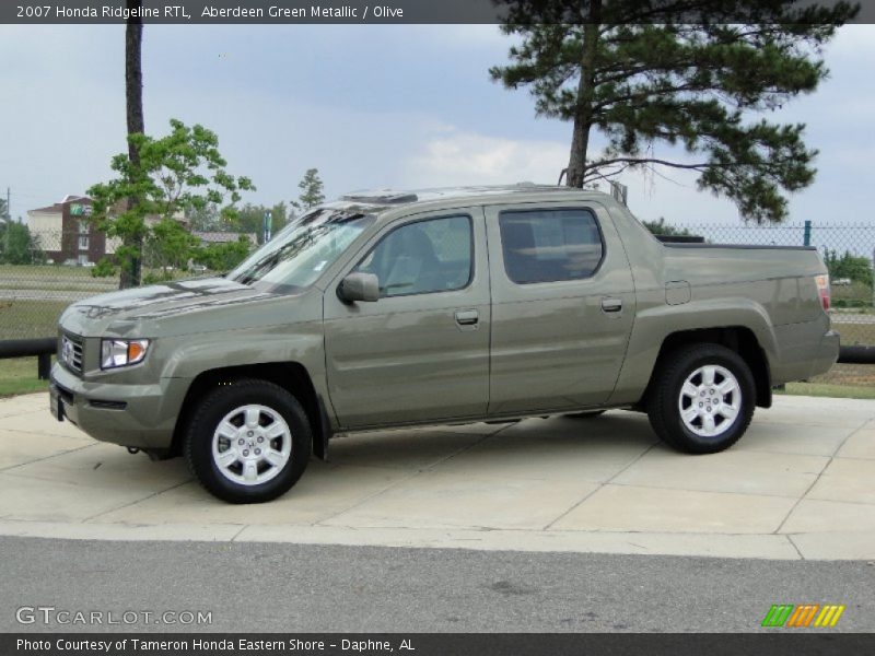 Aberdeen Green Metallic / Olive 2007 Honda Ridgeline RTL