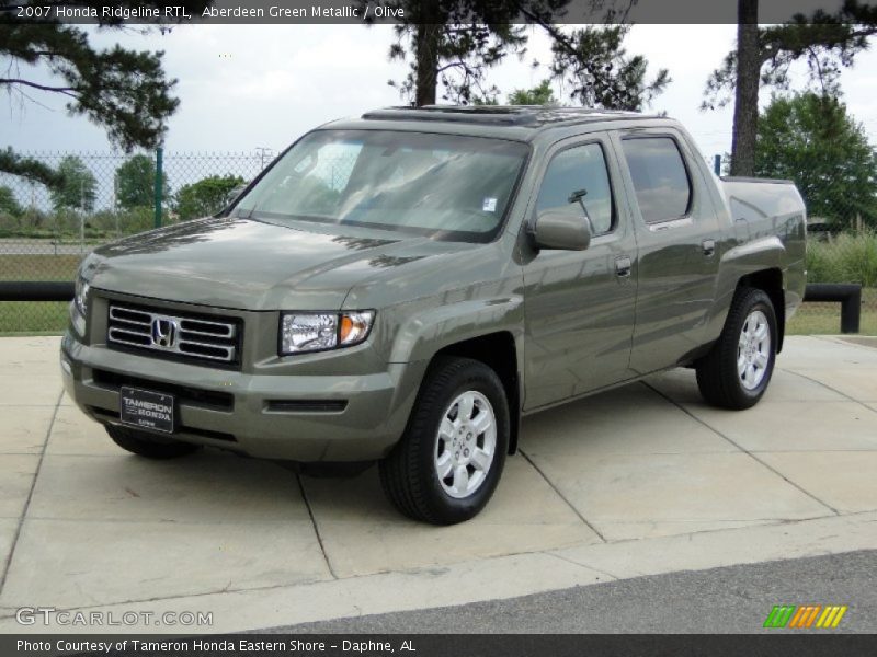 Aberdeen Green Metallic / Olive 2007 Honda Ridgeline RTL