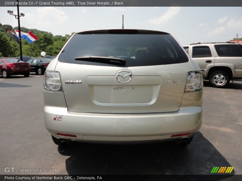 True Silver Metallic / Black 2008 Mazda CX-7 Grand Touring AWD