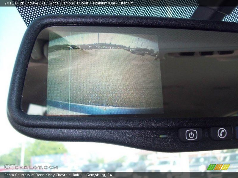White Diamond Tricoat / Titanium/Dark Titanium 2011 Buick Enclave CXL