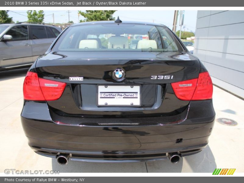 Jet Black / Oyster/Black Dakota Leather 2010 BMW 3 Series 335i xDrive Sedan