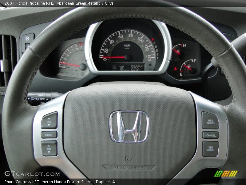 Aberdeen Green Metallic / Olive 2007 Honda Ridgeline RTL